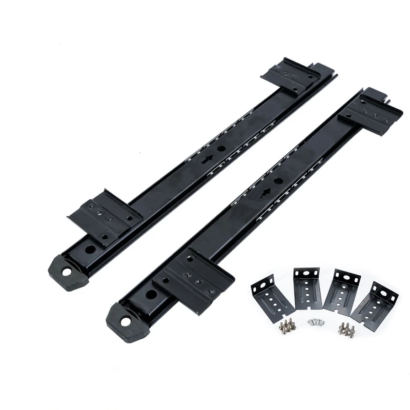 Computer Desk Keyboard Slide Rail Lifting Base 27 35 Wide Two Section Guide Rail Ball Drawer Rail