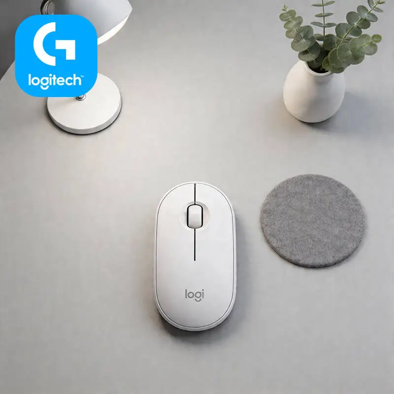 

Logitech M350 Ergonomic Quiet Mouse - Comfort Palm Fit, Quiet Operation, Bluetooth Low Energy, 77g Light, Home Work Use