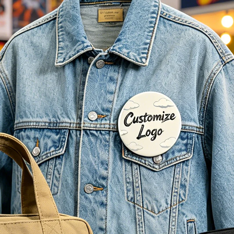 

58mm Custom Brooches with DIY Photo Design, Personalized Metal Badge Pins, Backpack Ornaments Kids and Friends Wholesale