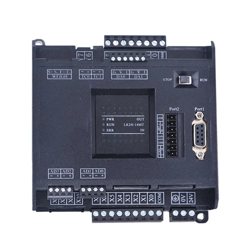LK3U 200KHz Relay Transistor MODBUS FX3U-14 -24 -32 -48 -64 -80MR MT Analog 0-20mA In Switch to PT100 to Ask Customer Service