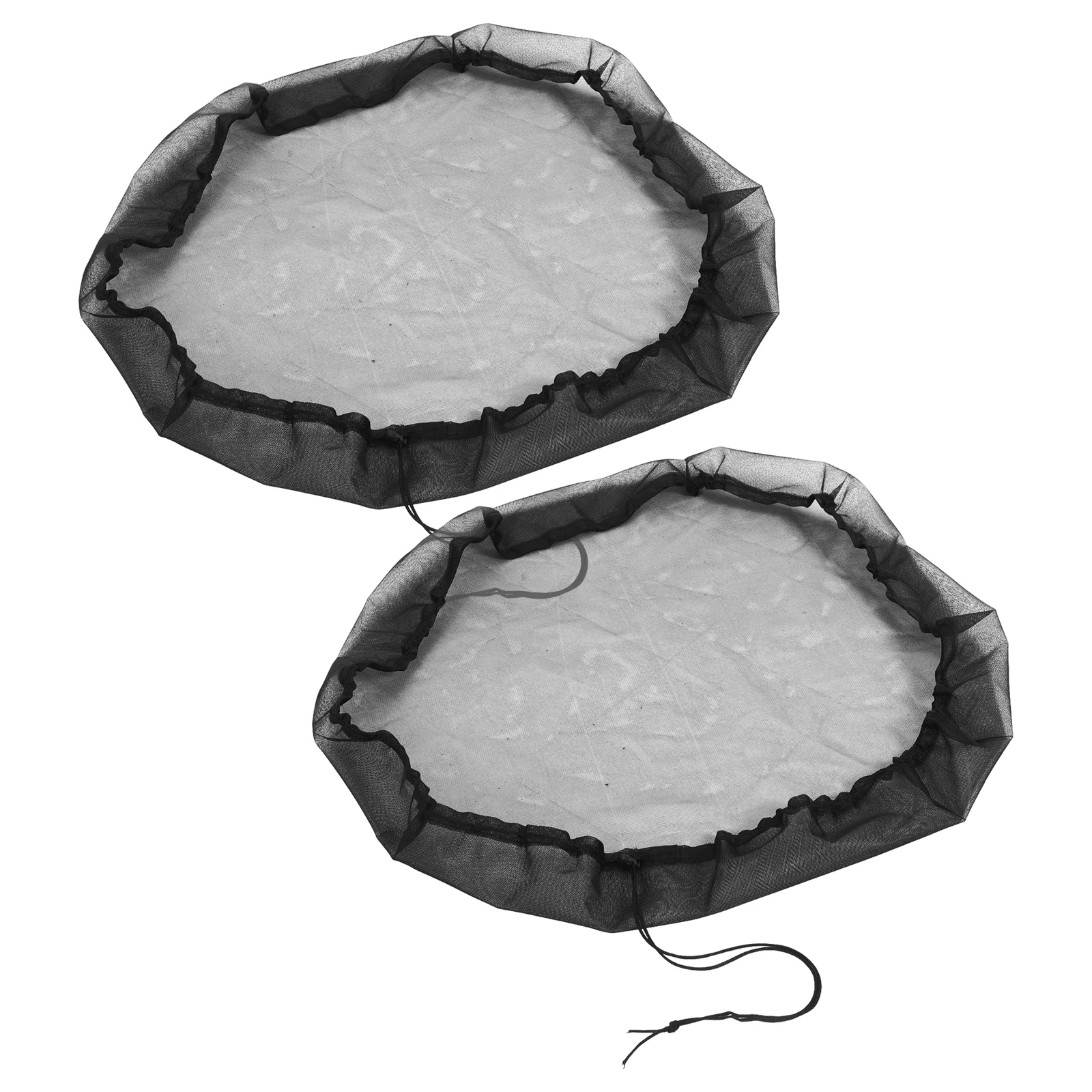 

2pcs Barrel Screen Lightweight Portable Net for Water Garden Yard Outdoor Mesh Rain Bucket Rainwater Protective Accessories
