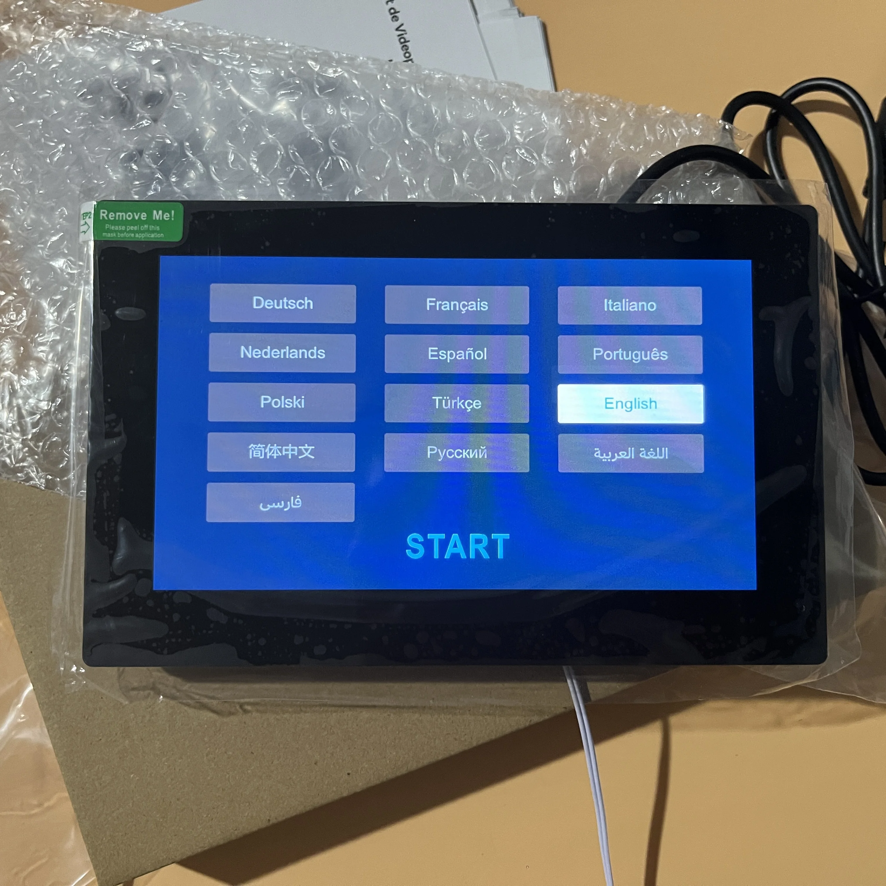 2-Wire TUYA Smart Video intercom doorbell 7/10 inch LCD is optional, with 1 LCD sold separately for the 2-Wire doorbell system,