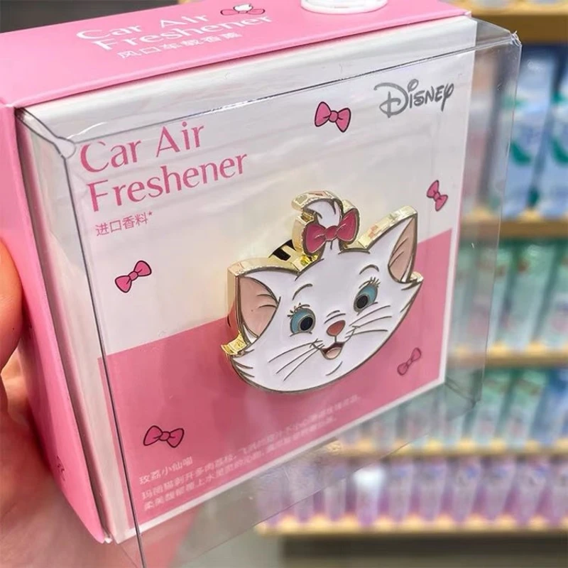 Anime Miniso Mary Cat Car Aromatherapy Purifying Air Cartoon Air Conditioning Outlet Decorative Small Ornaments Birthday Gift