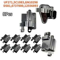 8Pcs Car Ignition Coil System 12556893 D581 UF271 GN10298 for Chevrolet Silverado GMC Sierra 1500 4.8l 5.3l Ignite Systems