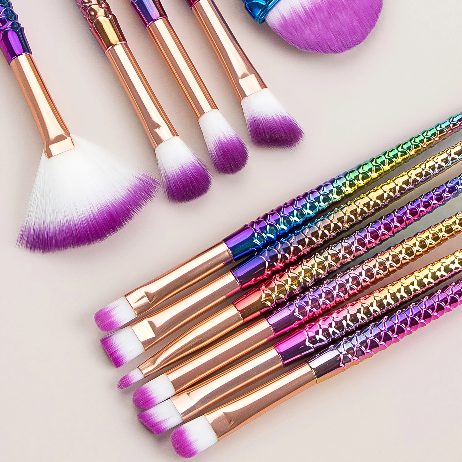 11 ชิ้นชุดแปรงแต่งหน้าเครื่องสําอางค์แปรงลิปแปรงรองพื้นแปรงปัดแก้มนุ่มความงาม Make Up แปรงอายแชโดว์เครื่องมือสี Gradie