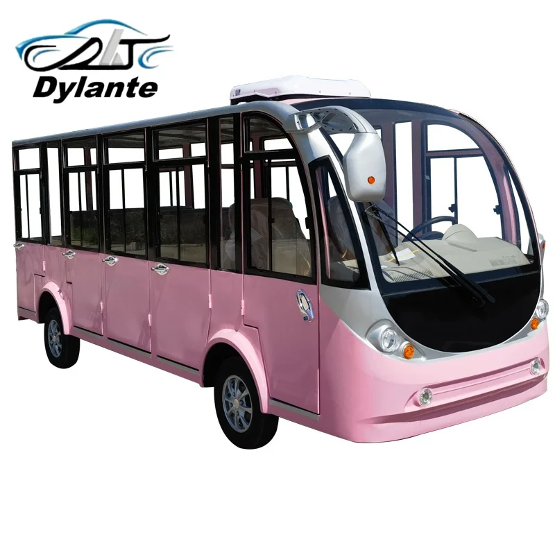 

Factory Direct Sales Sightseeing Electric Tour Bus 60V 72V Lithium Battery 5000W 7500W Motor Electric Car Closed Tourist Bus