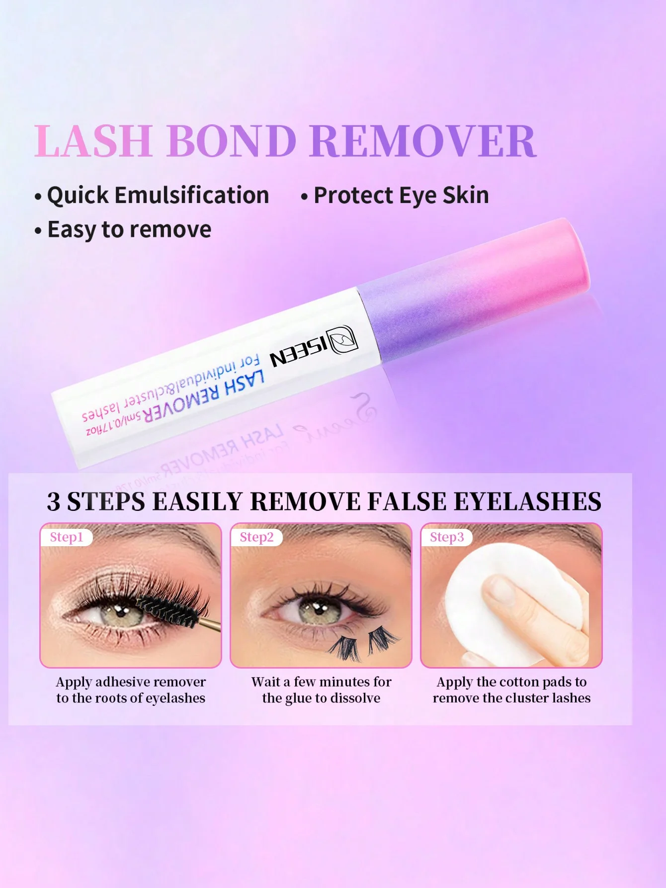 Kit grappoli per ciglia Libro di ciglia individuali sottili di grande capacità Estensioni ciglia a grappolo naturali fai-da-te per principianti