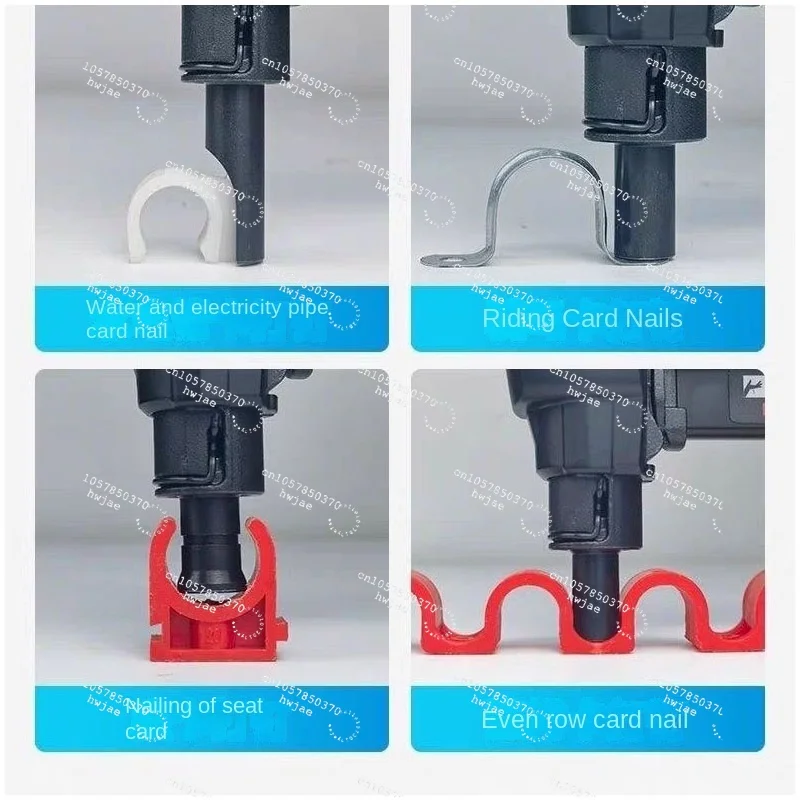 100J Multifunctional nail gun Electric Steel Nail Gun Woodworking Steel Rechargeable Door Window Nailer Nail Gun 20V/4Ah