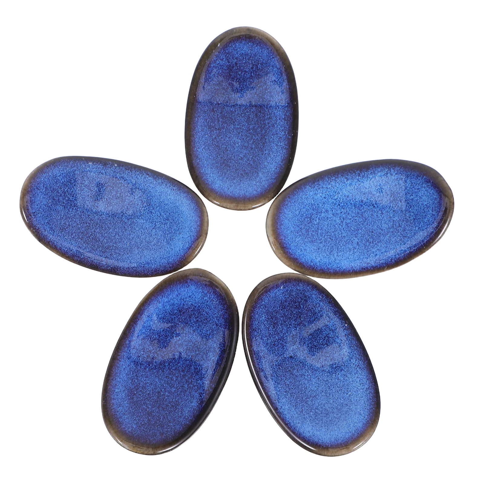 

5Pcs Vintage Silverware Holder Ceramic Material Spoon Fork Stand Elegant Dining Table Decor Utensil Holder