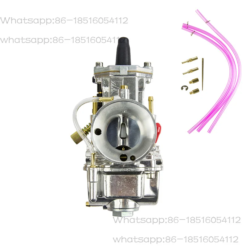 Silver 85-300cc Carburetor For 21 24 26 28 30 32 34mm 2T 4T ATV Quad  PWK With Free Power Jet Dirt Bike Carb