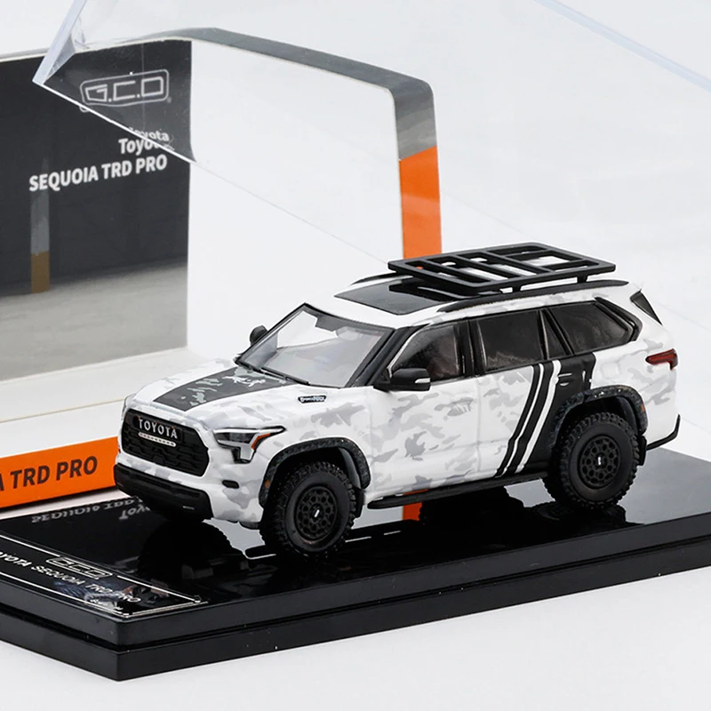 

GCD 1:64 Sequoia SUV, легкосплавный автомобиль, литье под давлением и игрушечный транспорт, модель автомобиля, миниатюрная масштабная модель автомобиля для детей