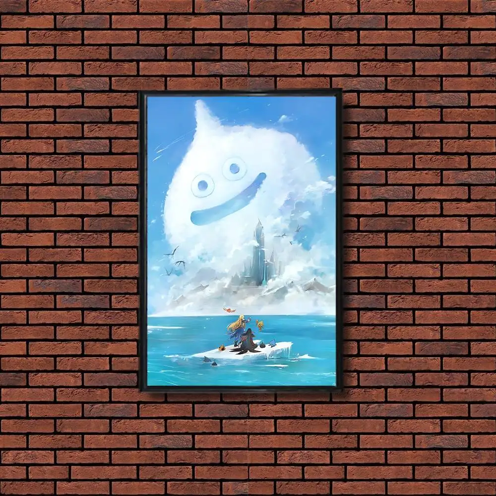 Slime Dai Eight Dragon Quest Poster HD Art Sticky Wall Waterproof Home Living Room Bedroom Bar Aesthetic Decoration