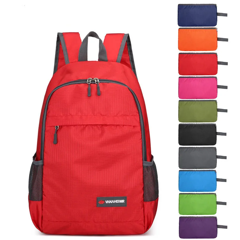

20L Packable Lightweight Travel Hiking Backpack Foldable Water Resistant For Women Men Multi Pocket Design Durable Lightweight