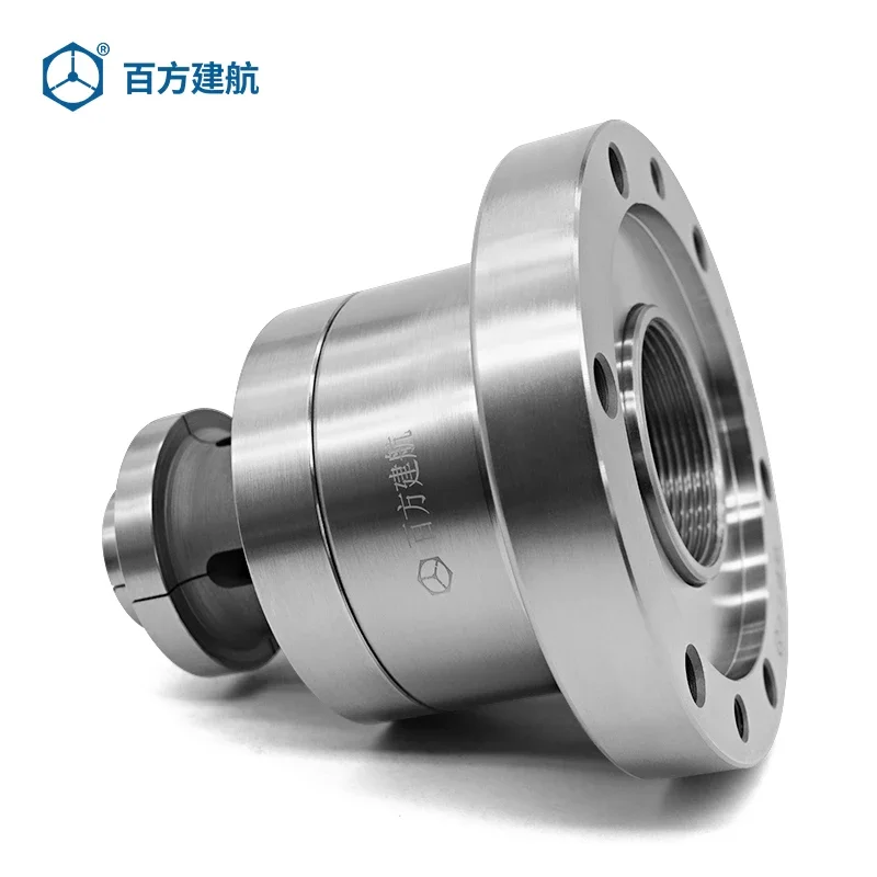 CNC lathe front push type internal support fixture with high-precision internal expansion sleeve and elasticity