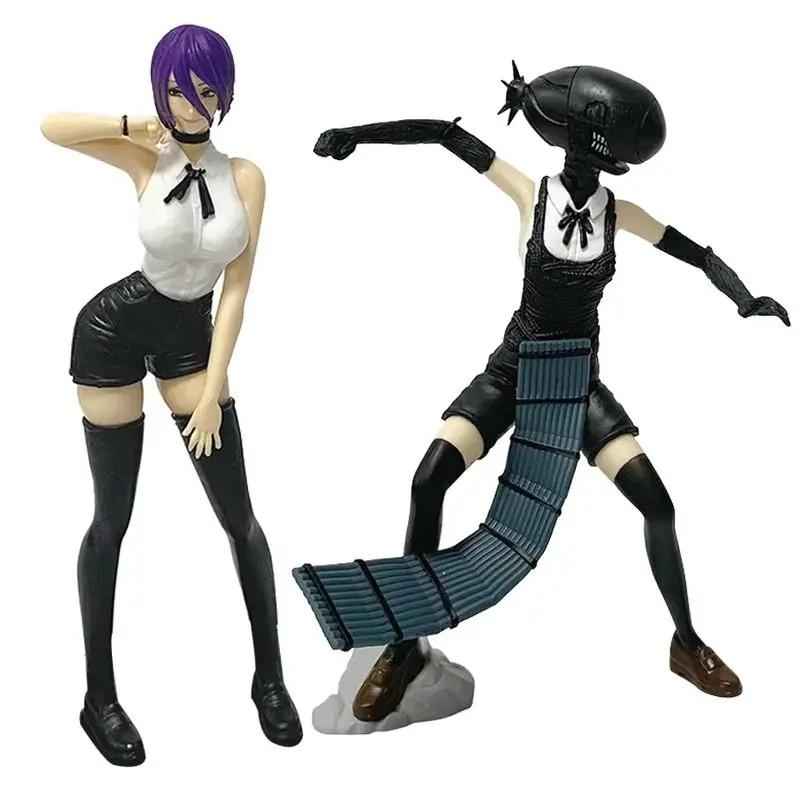 Chainsaw Man Anime Figure Demon Reze Action Figure Chainsaw Demon Figurine Pvc Adult Collection Model Doll Car Ornament Toys