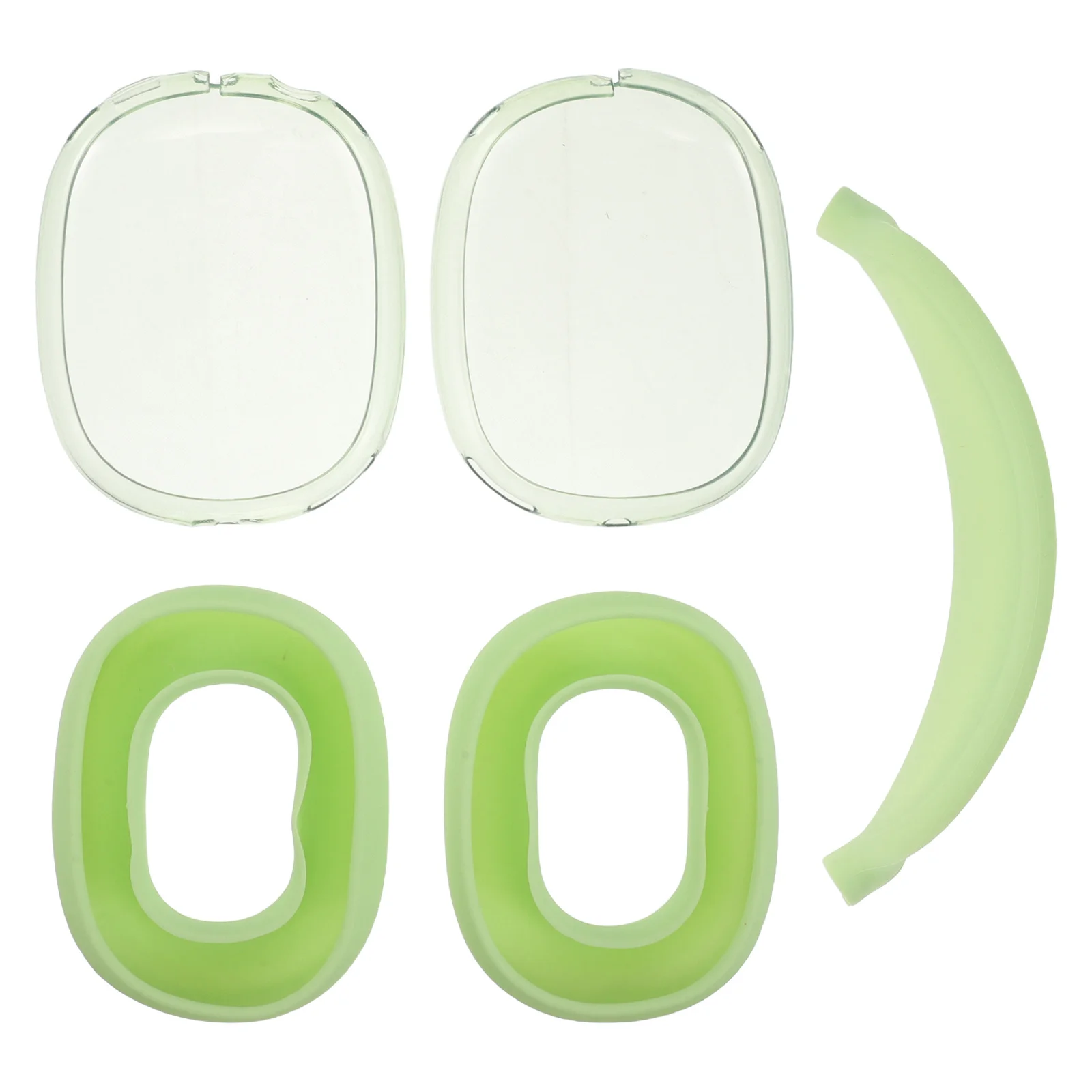 

1Set Headphone Ear Covers Ear Pads Protective Cover Custom Fit Anti-Scratch Lightweight Headband Cover for Commuting