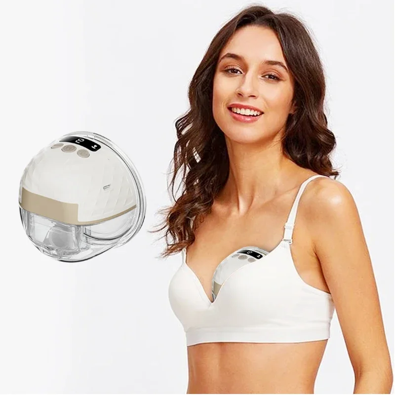 

Hands Free Breast Pump Electric Wearable Wireless Smart Display Breastfeeding Pump