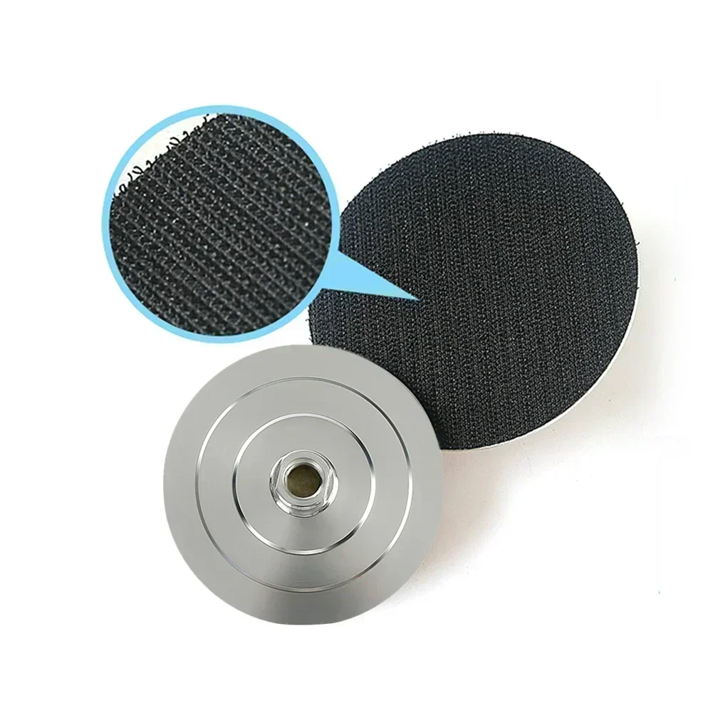 1Pc Diamond Polishing Pad Aluminum Base Backer Holder M10 M16 Thread Adapter For Sander Polishing Machine Tools Parts