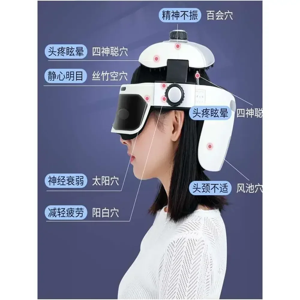 Automatic physiotherapy migraine electric meridian dredging aid