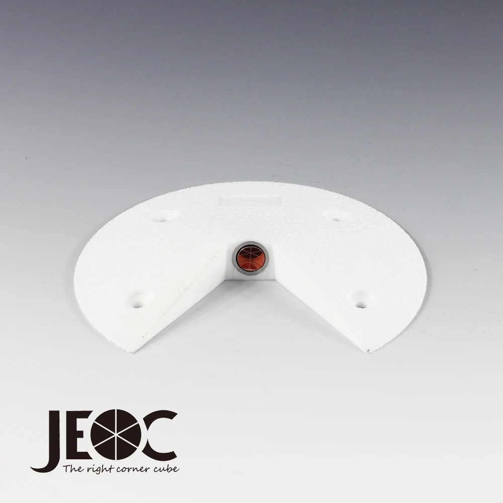 

JEOC White plastic ground prism for Leica Trimble and Japanese total station,half inch Surveying Reflector