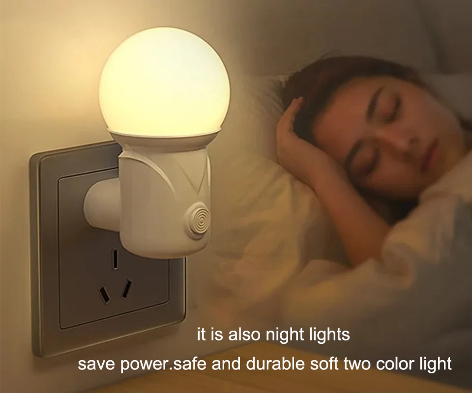 Modern Bedside Night Light Lamp Kids All Night 220V Led Lights Plug In Wall Night Lights For Bedroom EU Plug Night Lamp Romantic