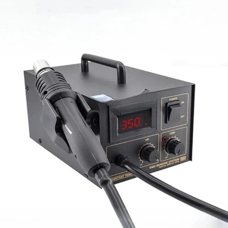 

Hot air table AT852D digital display adjustable temperature hot air pull mobile phone repair industrial grade dismantling