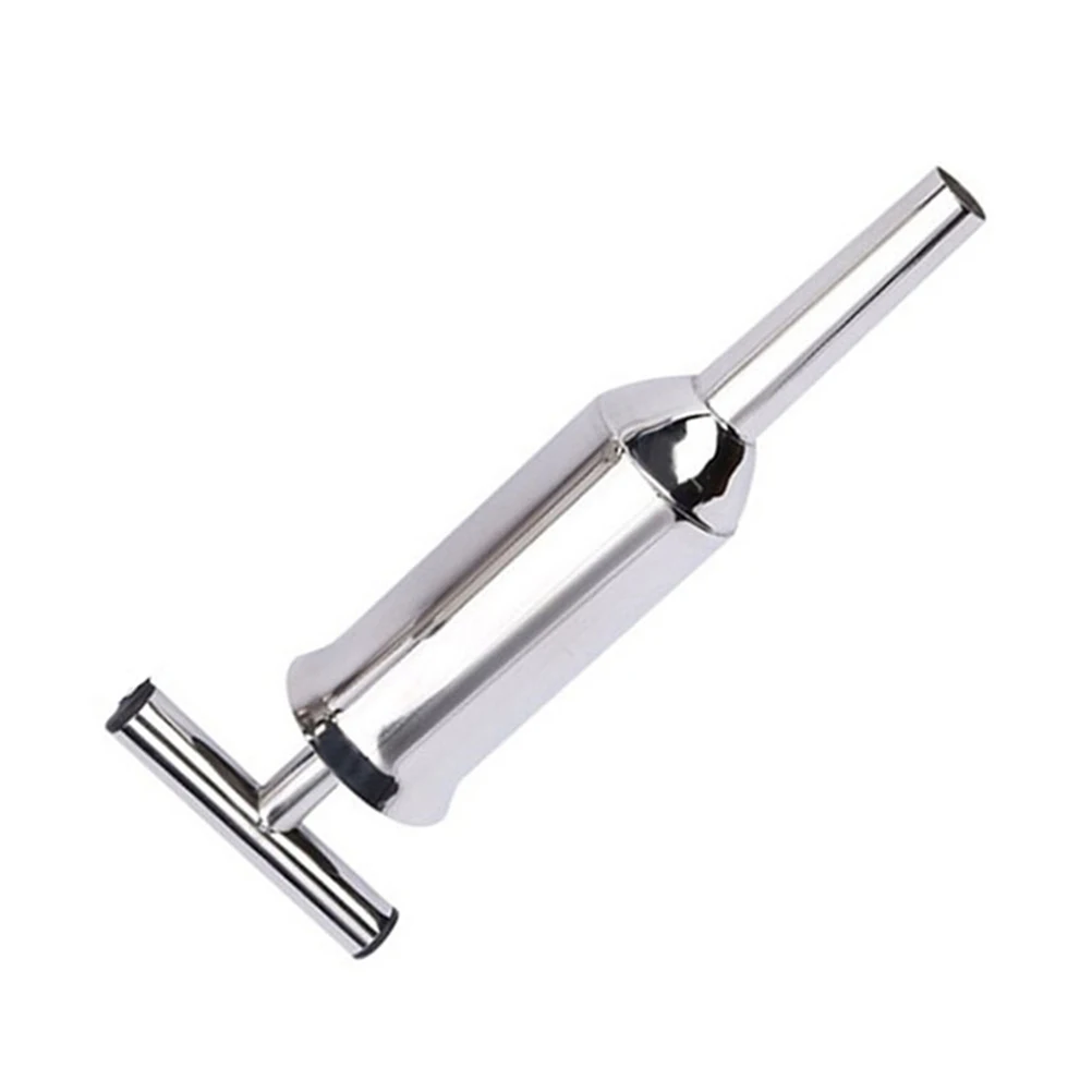 

Stainless Steel Stuffer Kit Meat Filler For Home Use Large Kitchen Helper Making Tool Steel Filler Sausage Machine Tube