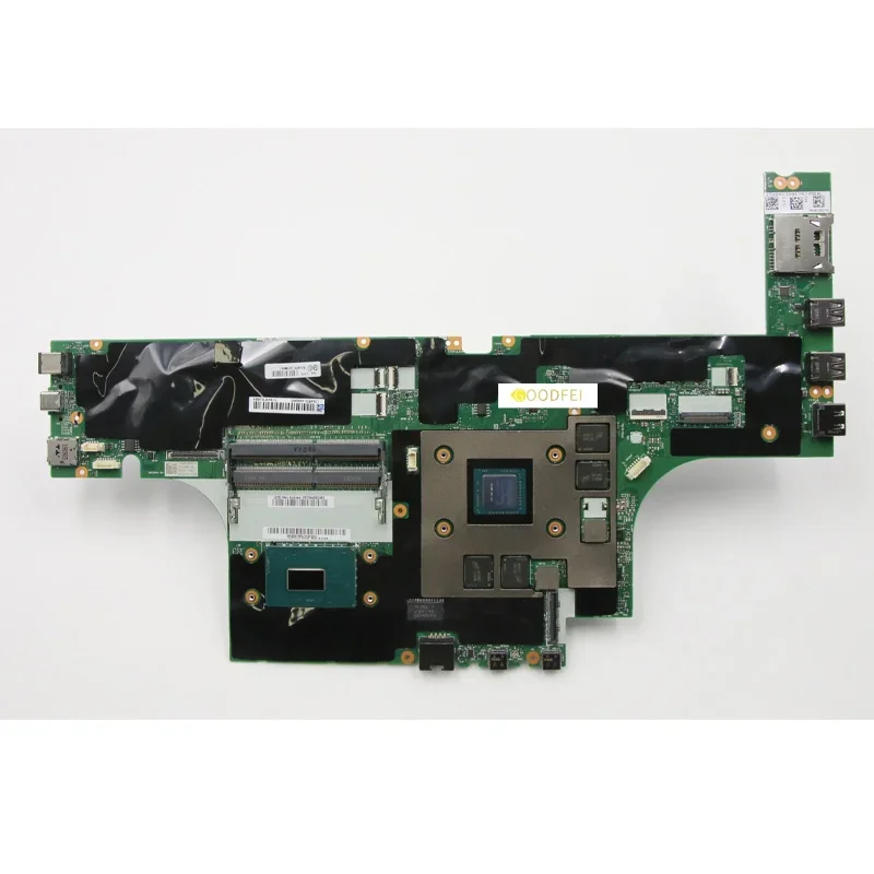 02DM441 For Lenovo ThinkPad P53 Laptop Motherboard I7-9750H 4G NM-C262 Notebook Mainboard 100% test OK Accessories