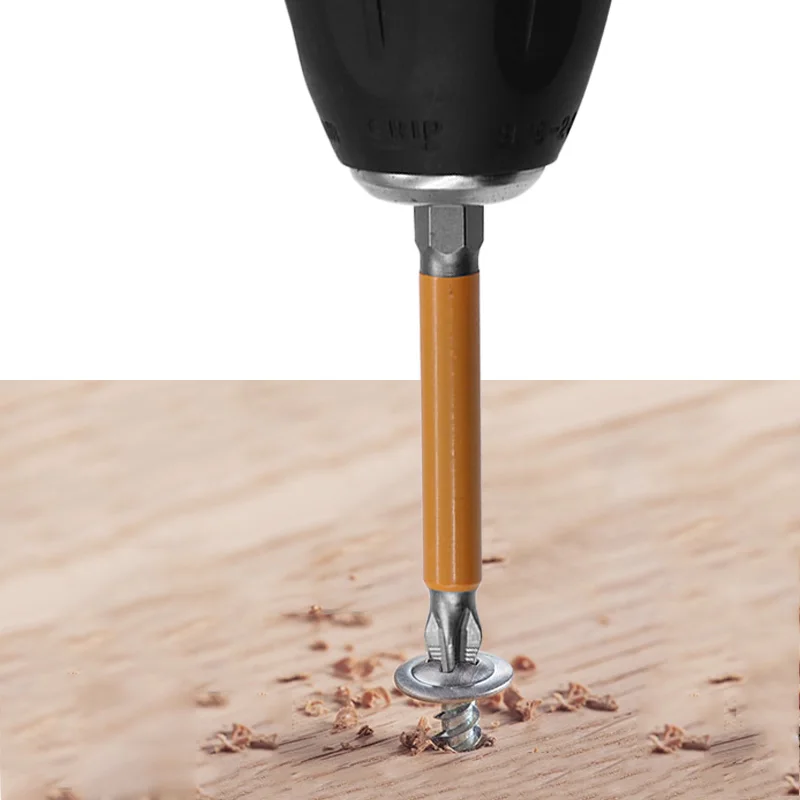 Từ Tính Chuôi Lục Giác Chống Trơn Trượt Dài Đạt Điện Tua Vít Bit Độ Chính Xác PH2 Đơn Phillips/Đeo Chéo Đầu Dụng Cụ Điện