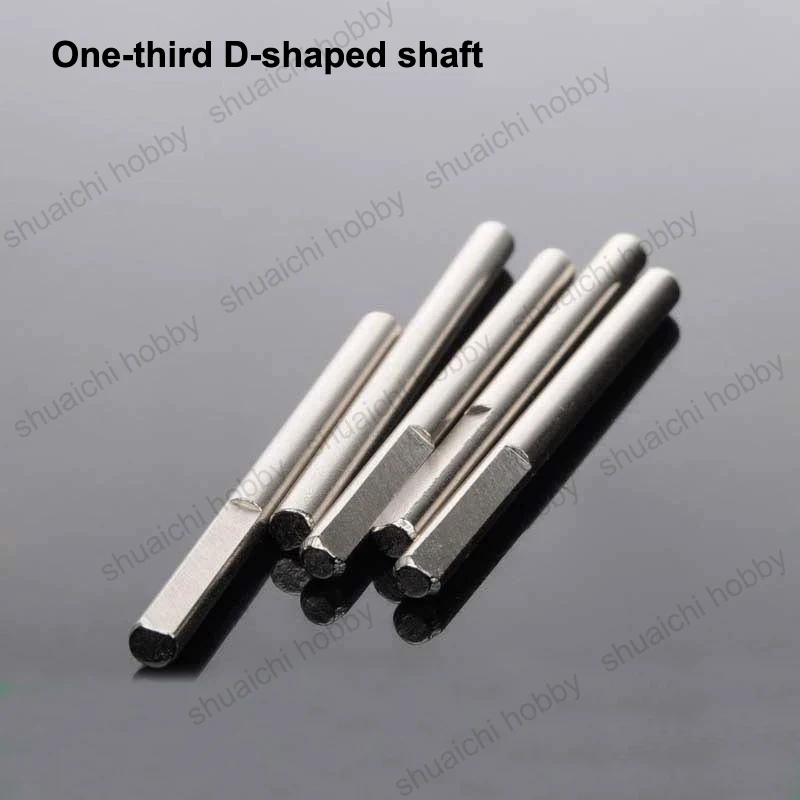 20PCS Stainless Steel 3mm/4mm D-shaped Shaft L 45/50/55/80mm Principal Axis Drive Axles DIY Spare Parts for RC Mini Car/Boat
