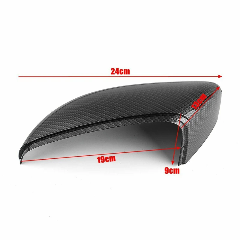 Wing Side Mirror Cover Rearview Mirror Caps Fit For VW Golf/GTI MK6 2010-2013 Car Accessories Carbon Fiber Pattern