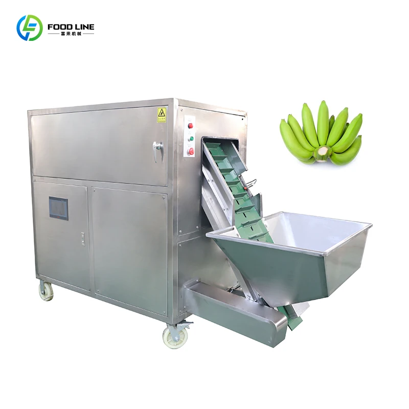 Fruit Vegetable Automatic Peeling Machine Stainless Blade for Grape Tomato Banana Garlic Ginger Custom