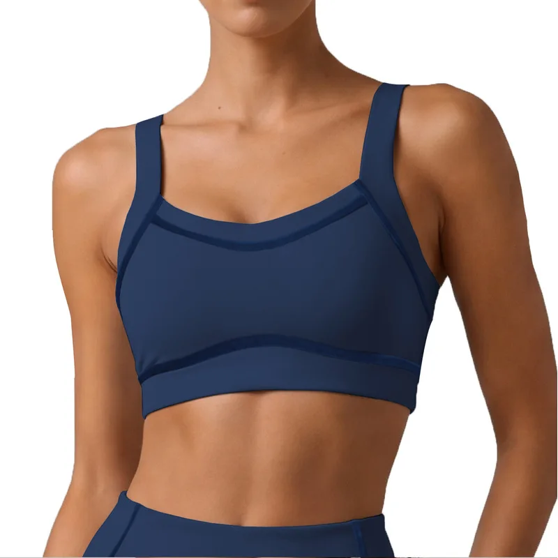 SVETLIN High-Elastic Sports Bra Vest Running Training Yoga Outfit Shock-Absorbing Shaping Fitness Gym Workout Athletic Tops