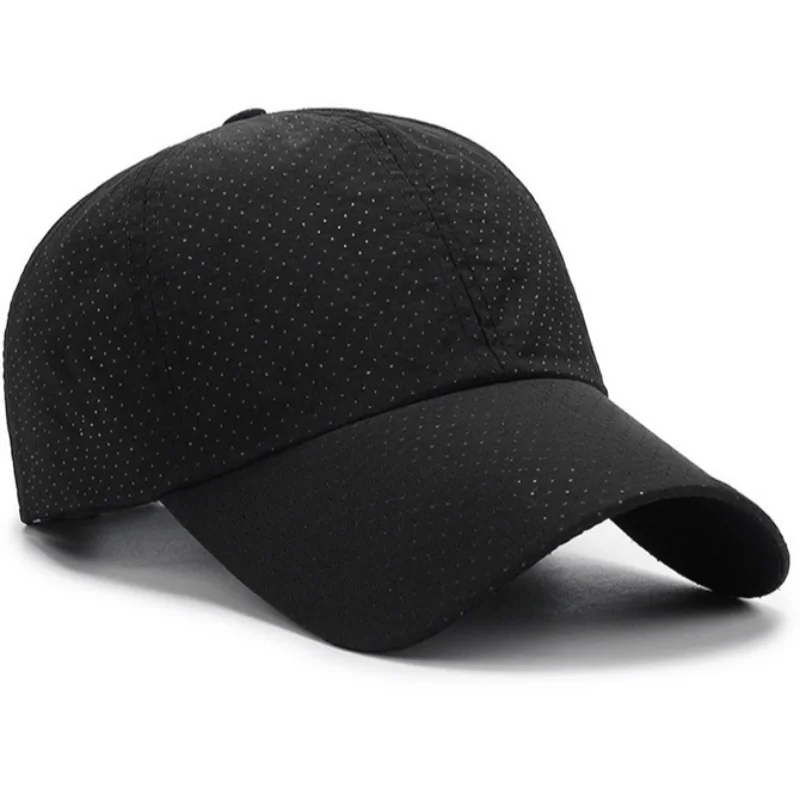 10pcs Hat Men Spring Summer Solid Color Mesh Cap Baseball Cap Women Autumn Korean Edition Sunscreen Hat Mesh Peaked Cap New