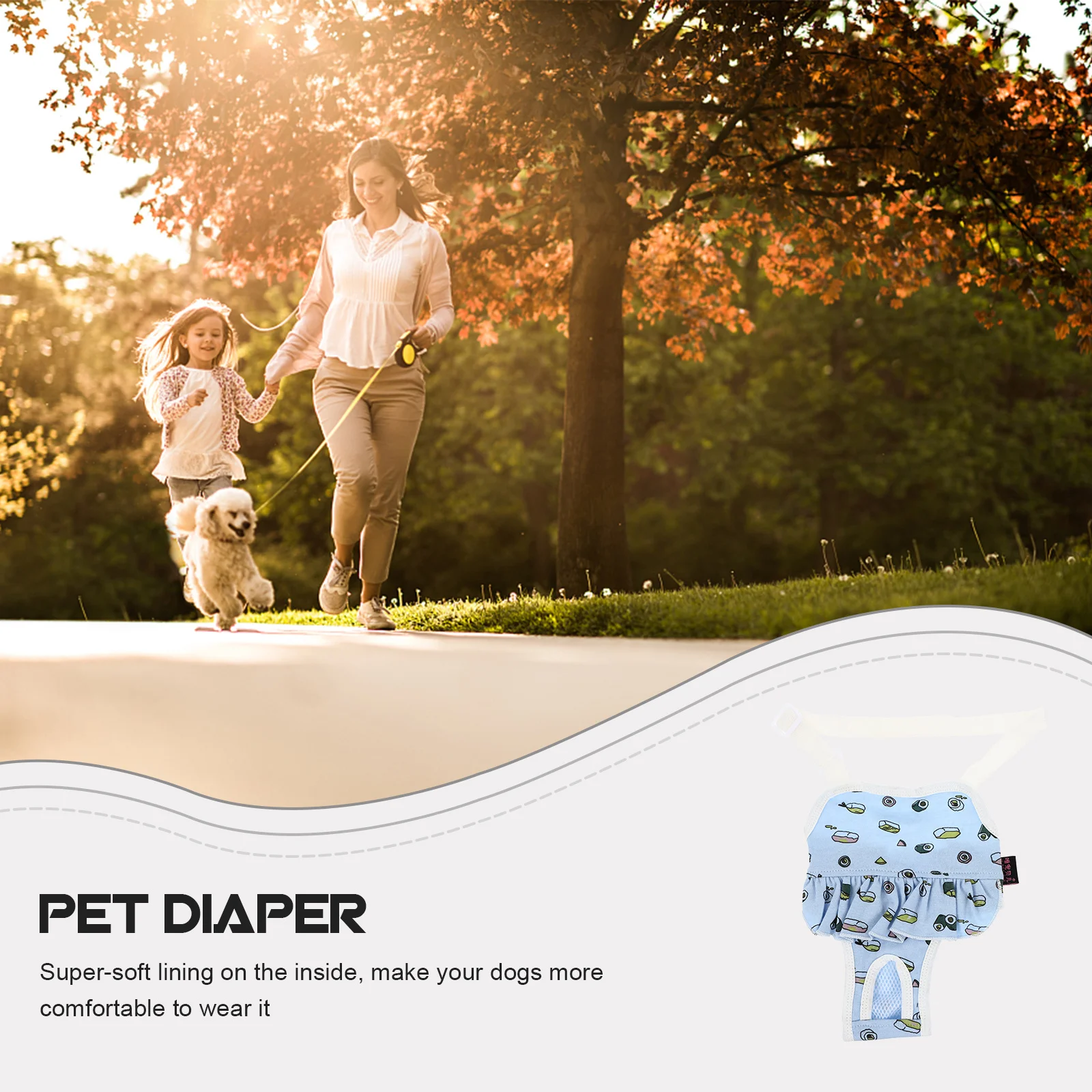 

Dog Period Pants Female Puppy Diaper Cotton Soft Washable Dog Sanitary Panties Reusable Physiological Nappies Pet Supply