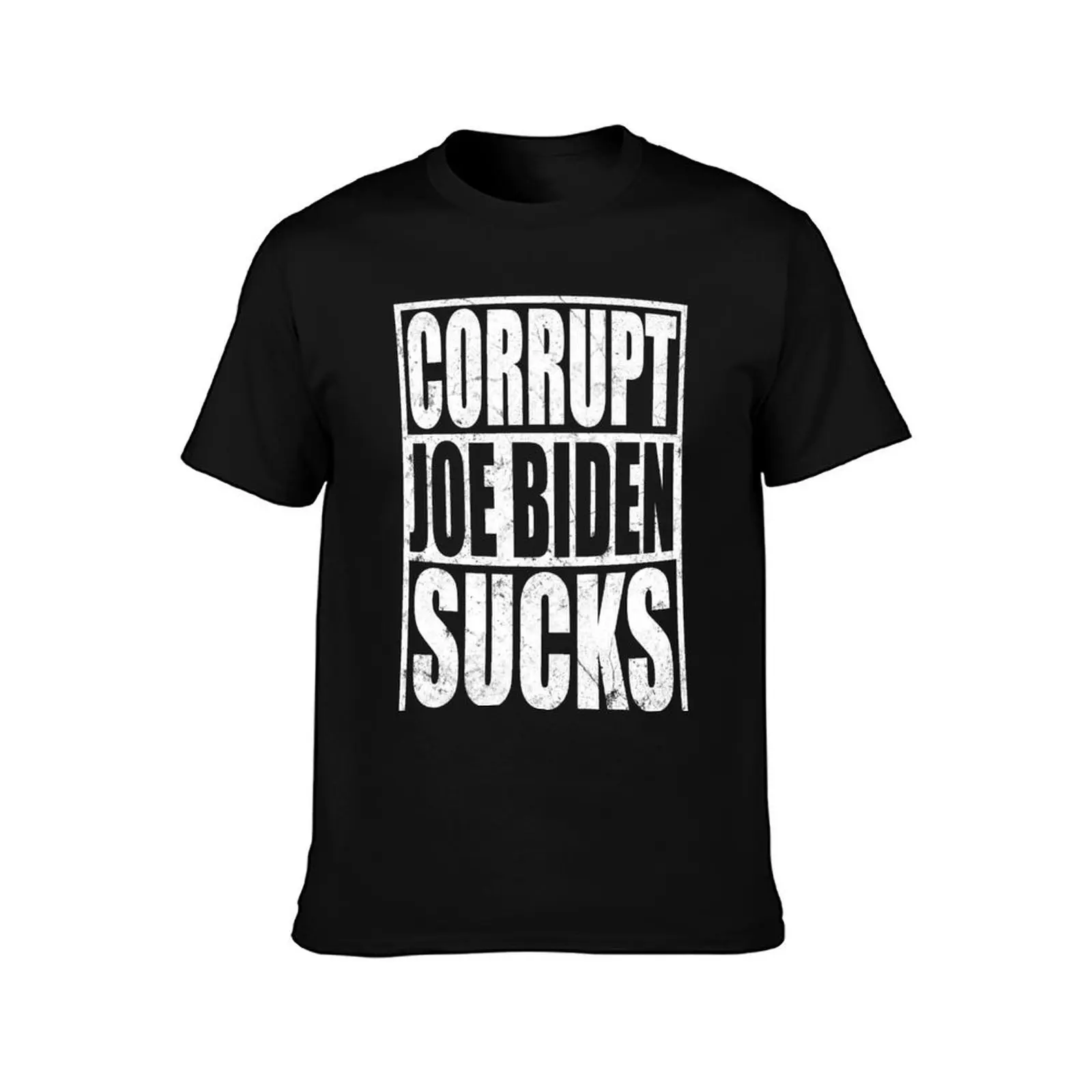 Corrupt Joe Biden Sucks Vintage T-Shirt Soft Touch Basic Cotton T-Shirt