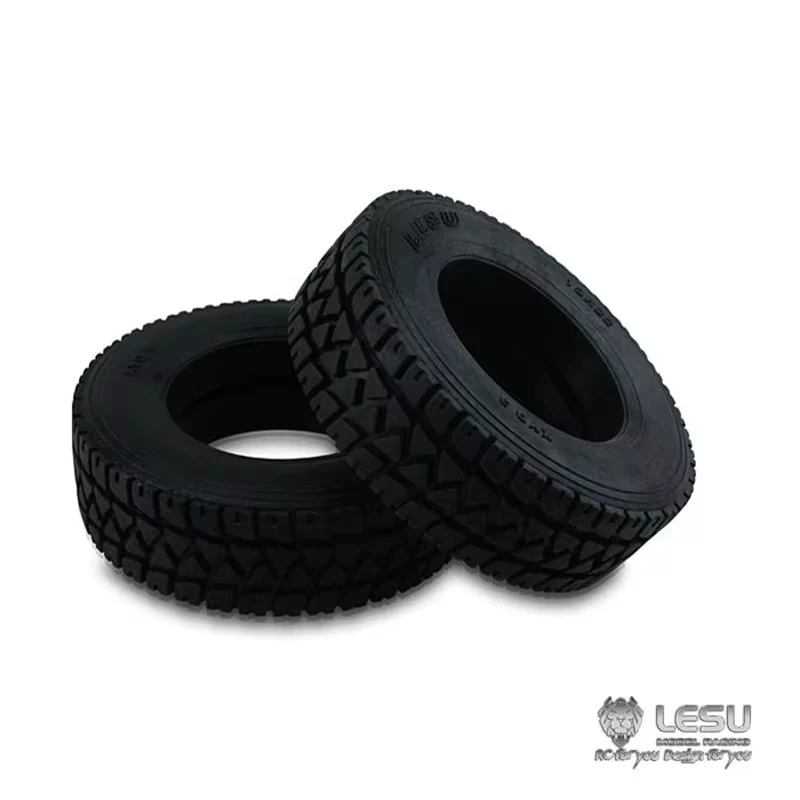 LESU 1/16 truck tractor DIY German bruder tire RC accessories model 60001 road front wide tire