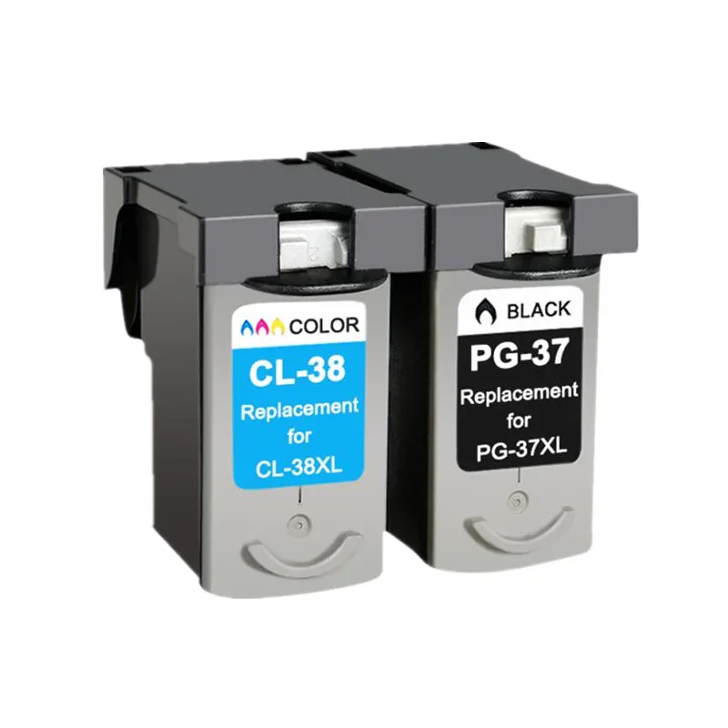 Compatible Ink Cartridge for Canon PG37 CL38 PG 37 CL 38 PIXMA MP140 MP190 MP210 MP220 MP420 IP1800 IP2600 MX300 MX310 Printer