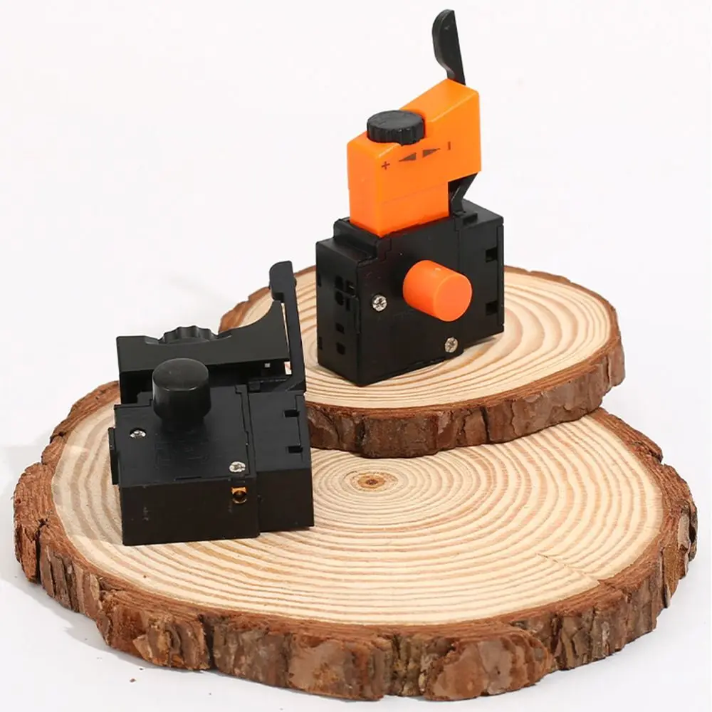 1Pcs New Speed Control Electric Drill Trigger Switch Lock On Power Adjustable Speed Switch AC 220V/6A Hand Drill FA2/61BEK