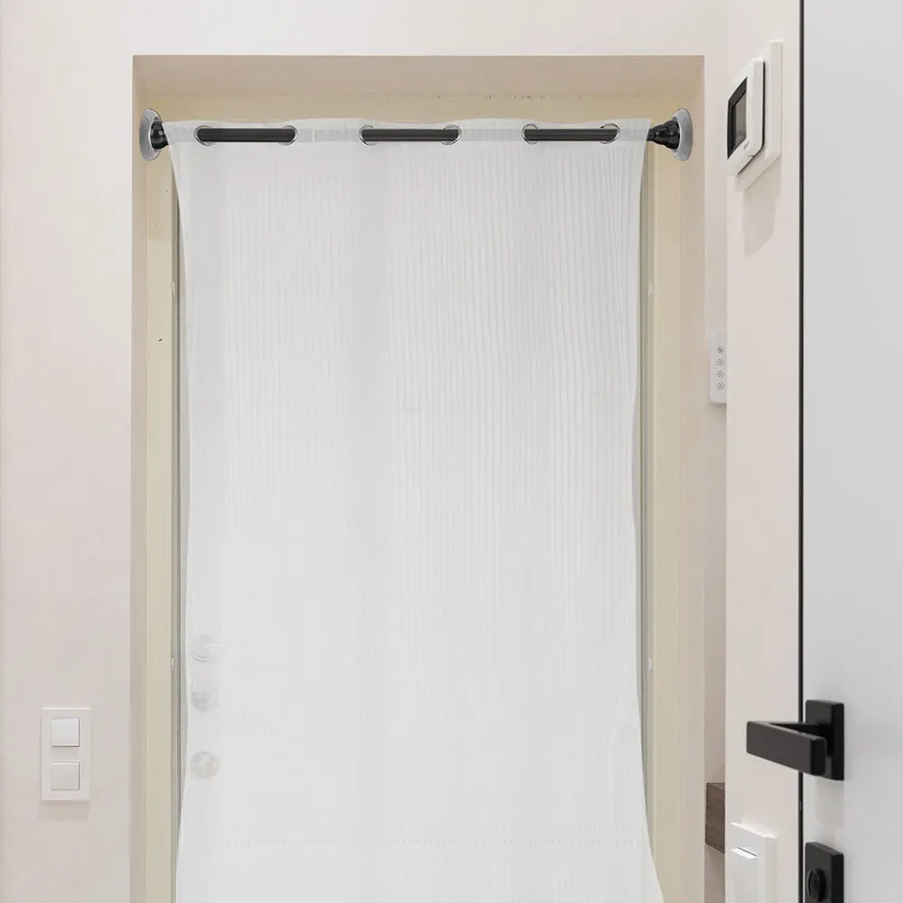 

4pcs Baby Gate Wall Protector Grey: Child Safety Door Barrier For Stairways No Drill Installation Adjustable Telescopic Mount