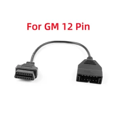 For GM 12 Pin GM12 to 16 Pin Cable For GM OBD2 OBD For SPARK/Lechi Vehicles Auto Scanner Diagnostic Adapter Tool