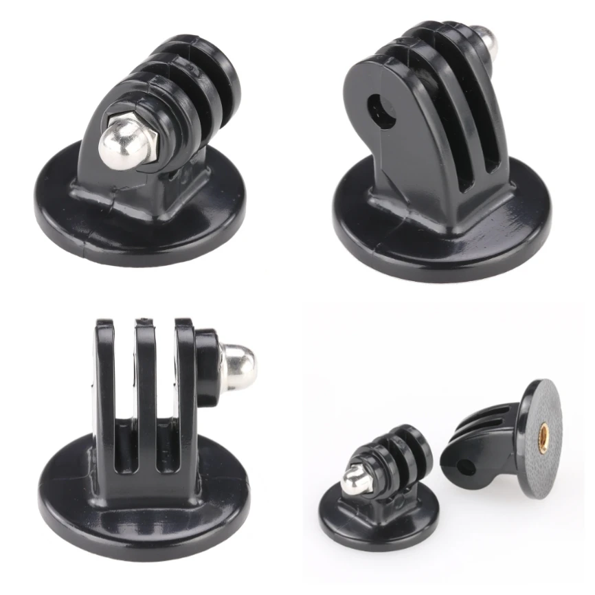 300 pz 1/4 Action Camera Base Treppiede Adattatore di Montaggio Per GoPro Hero 7 6 5 4 SJ4000 Xiaomi Yi Go Pro Accessori