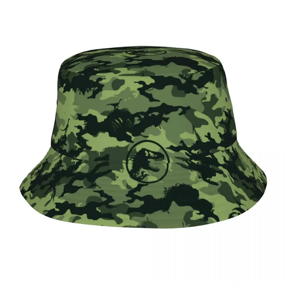 Dinosaur Bucket Hat Vocation Getaway Headwear Accessories Fishing Hat for Camping Women Men Ispoti Hat Foldable