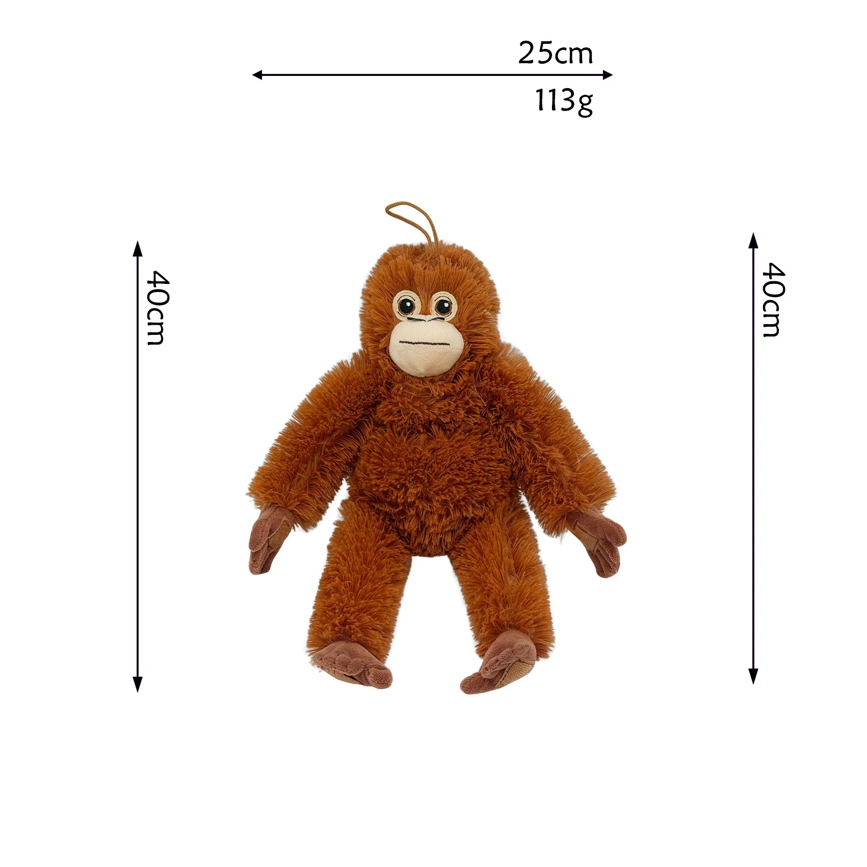 

Модная интернет-популярная игрушка, маленькая обезьянка, обезьянка с длинными руками, успокаивающая кукла, плюшевая игрушка, игрушка-компаньон, подарок на день рождения