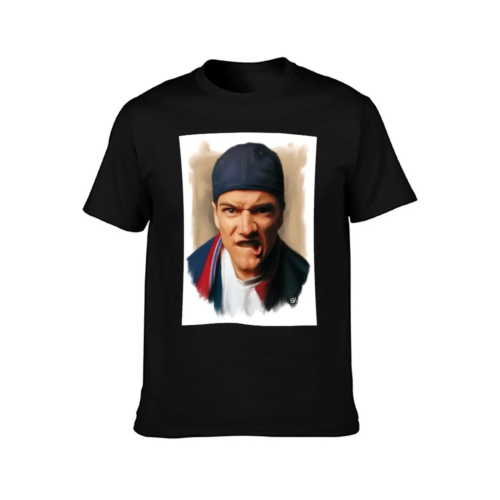 Whitfield crane - Ugly kid joe - digital portrait T-Shirt Casual Loose Fit Short Sleeve T-Shirt