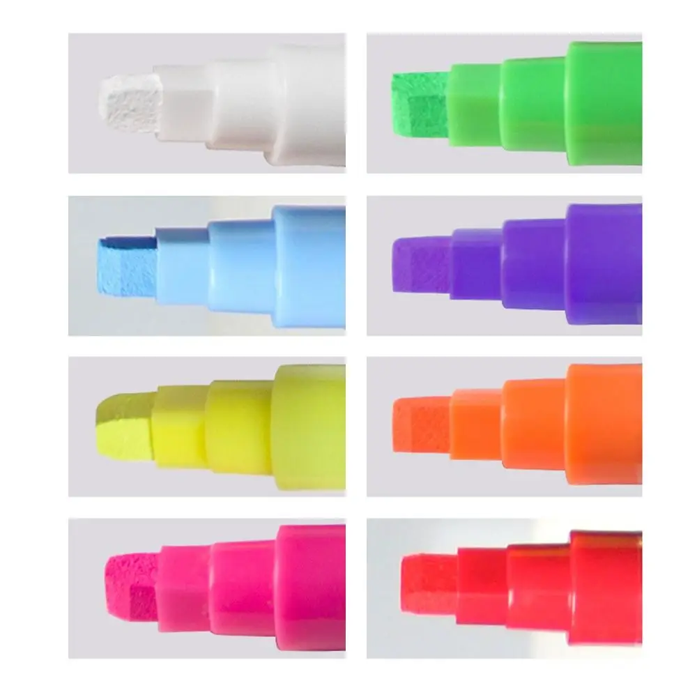 Multi-Color Glass Window Painting Led Board Writing Art Marker Pen Highlighters Whiteboard Pen Liquid Chalk Pen