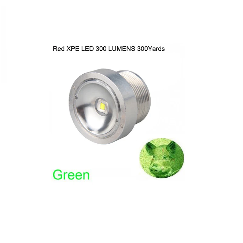 VASTFIRE Red Green White Light Led Bulb Drop in Pill LED Driver Lamp Holder Replacement for C11 LED Flashlight Torch (No Torch))