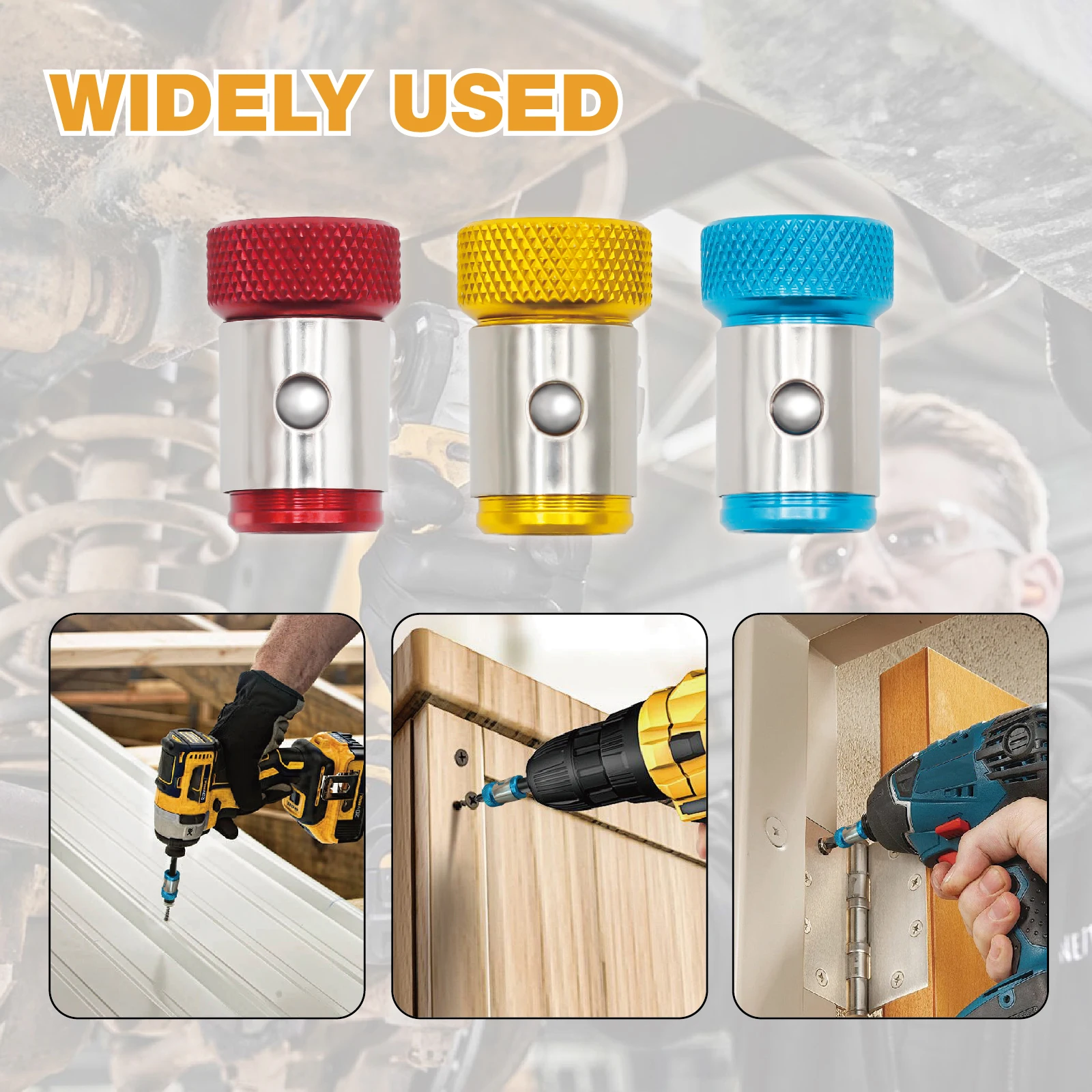 حامل رؤوس مفك براغي مغناطيسي ع - مراجعة Power Tools Yellow Color وسعره