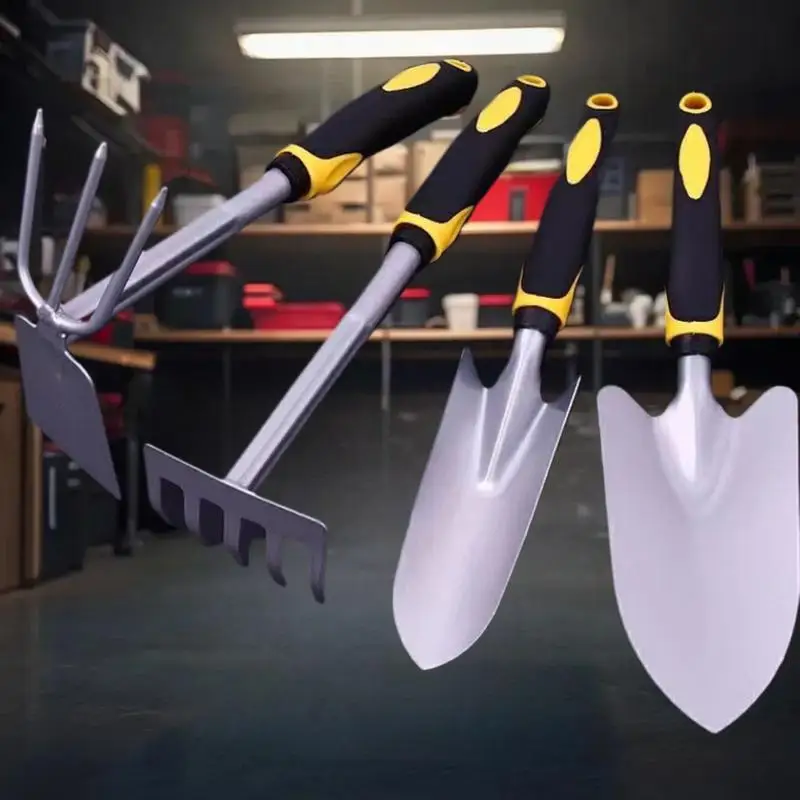 1PC Stainless Steel Hoe Spade Dual-purpose Tree Planting Tool Gardening Digging And Weeding Potted Plant Gardening Planting Tool