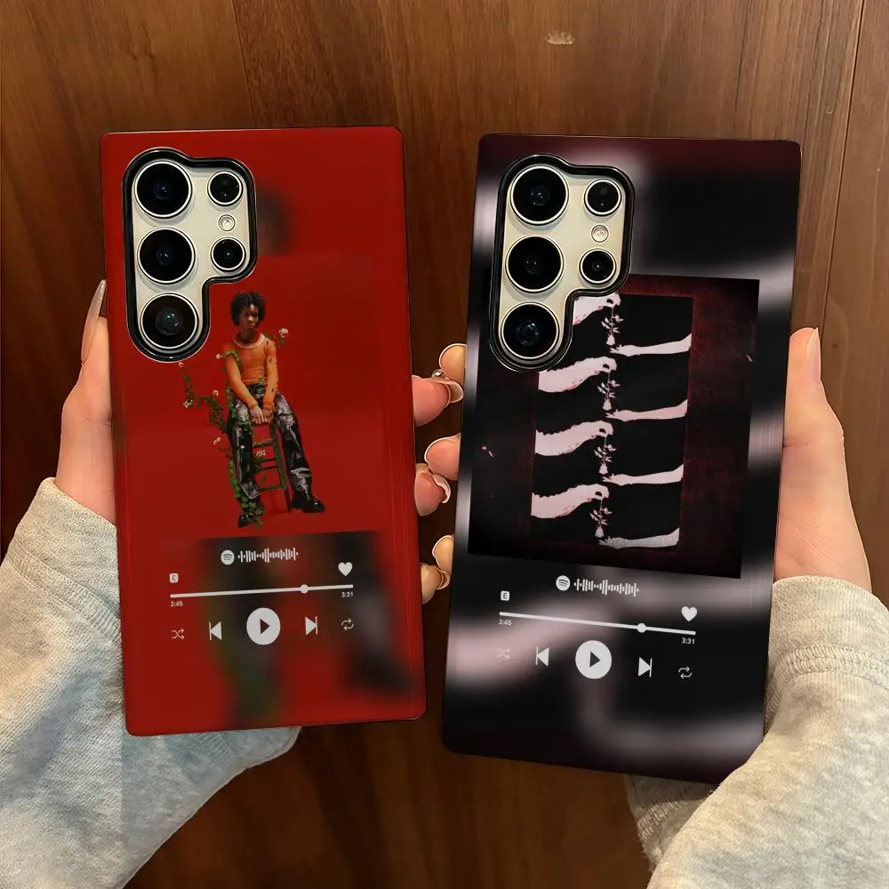 

D-D4vd Phone Case For Samsung S25 Film Shell Luxury GalaxyS24Ultra 23plus S22 21 A56 36 26 16 Double Layer Cover